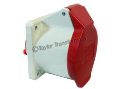 415V 32 Amp 4 Pin Panel Socket